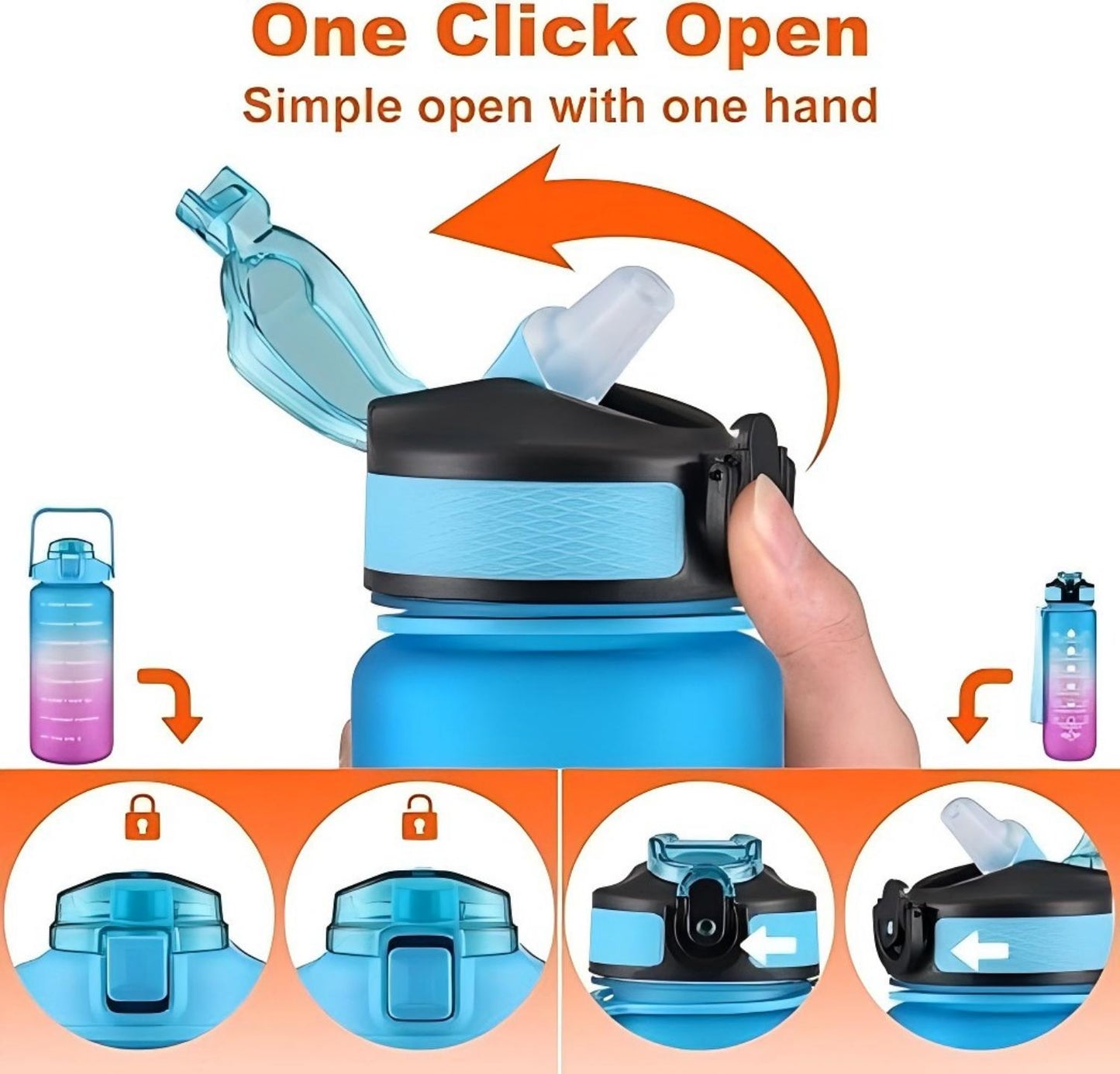 Half Gallon Water Bottles