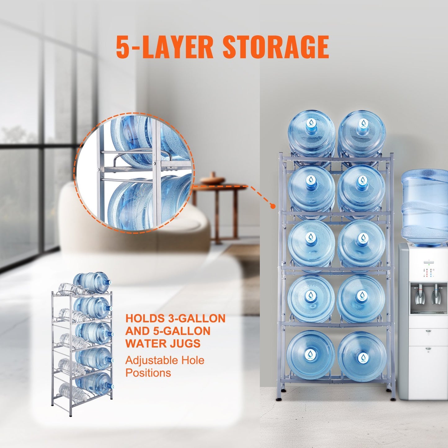 VEVOR heavy Duty Water Rack