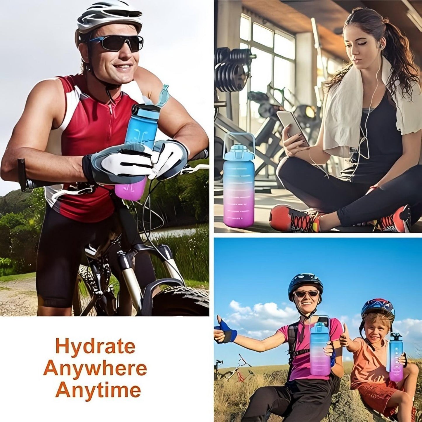 Half Gallon Water Bottles