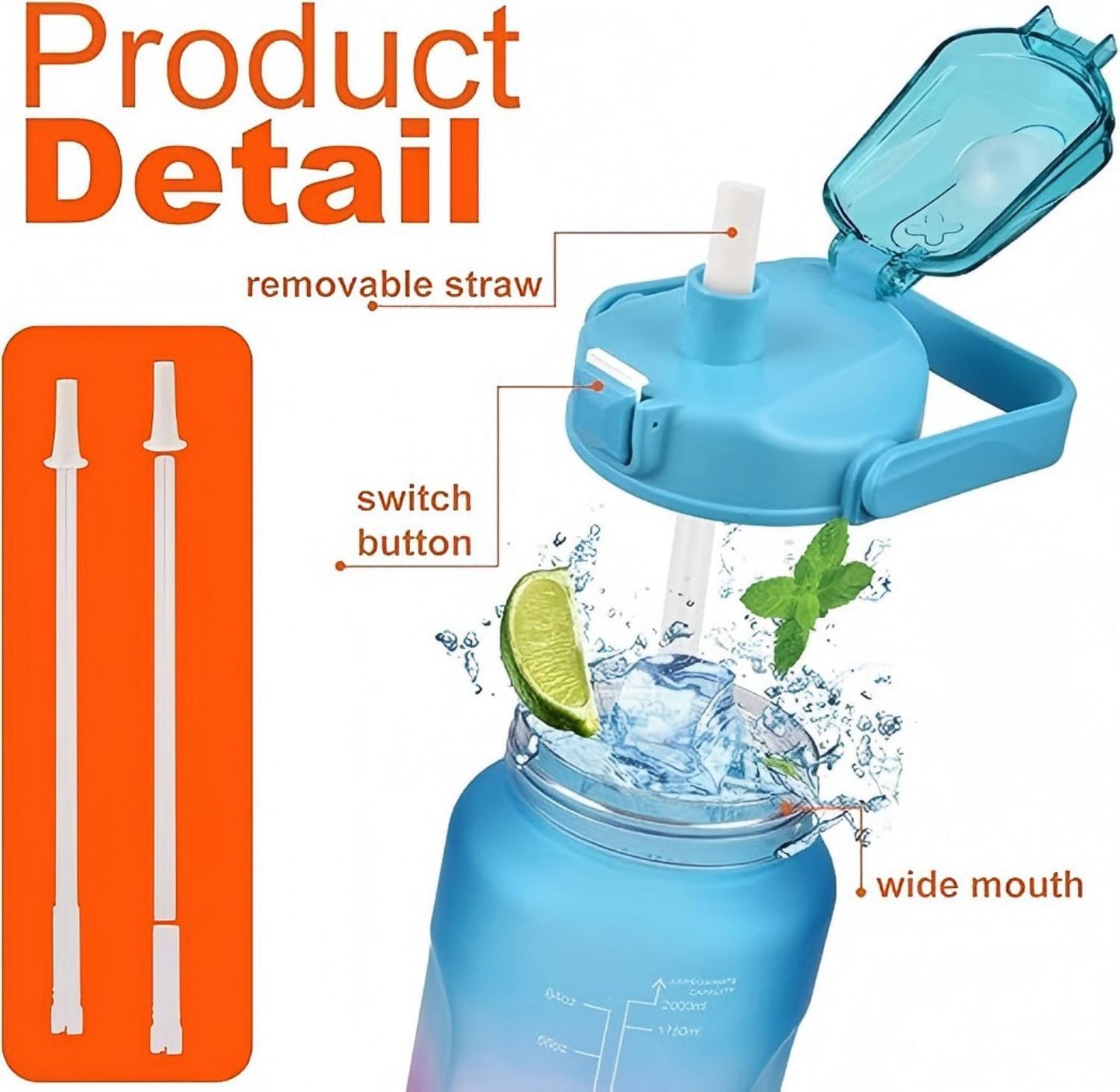 Half Gallon Water Bottles
