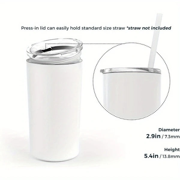White Travel Tumbler