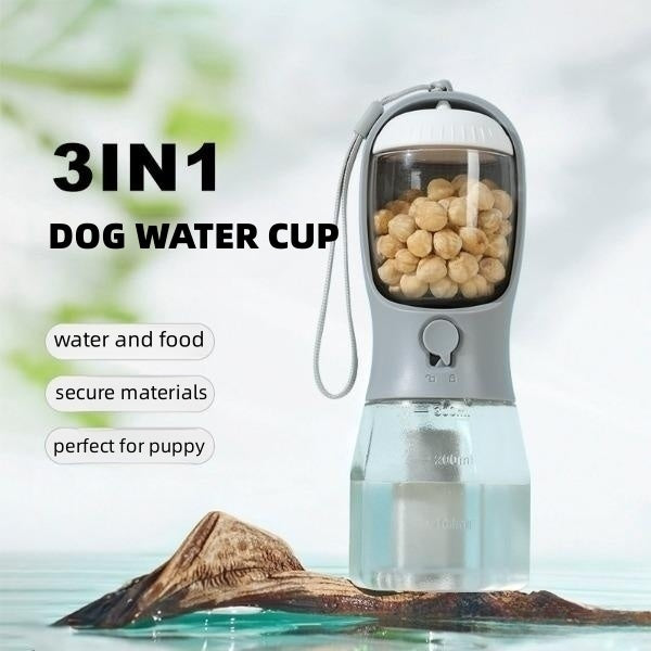 3-in-1 Dog Travel Bottle