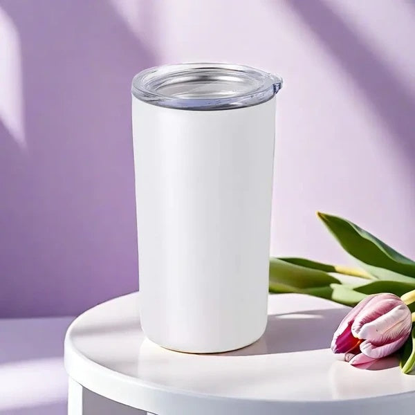 White Travel Tumbler