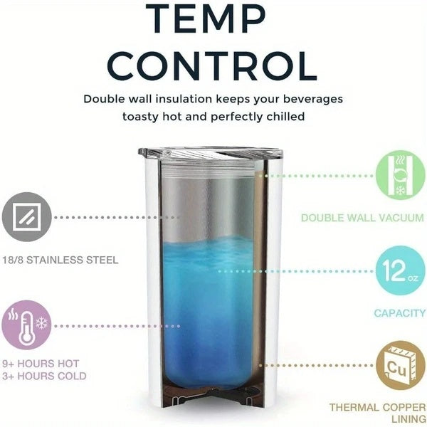 White Travel Tumbler