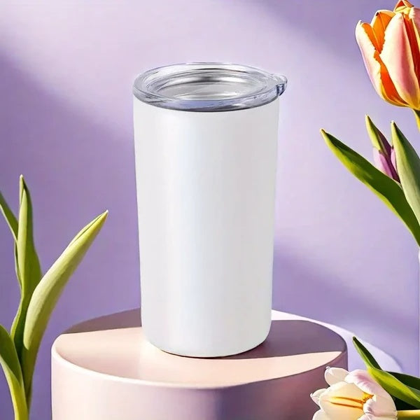 White Travel Tumbler