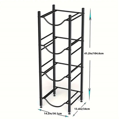 4-Layer Water Bottle Rack