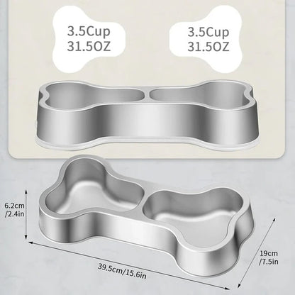 Dual Dog Bowl Set