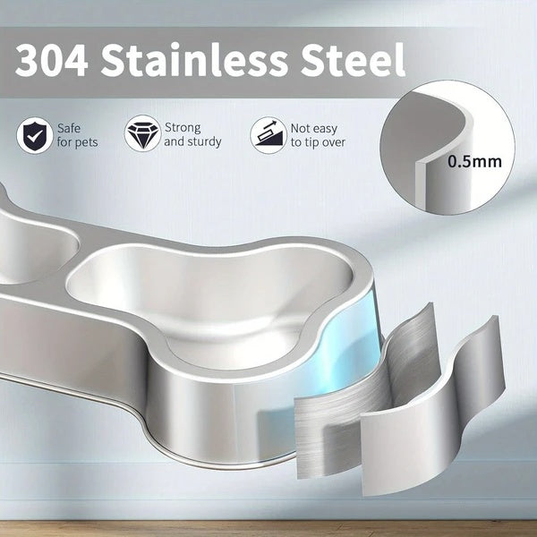 Dual Dog Bowl Set