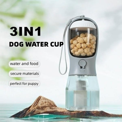 3-in-1 Dog Travel Bottle